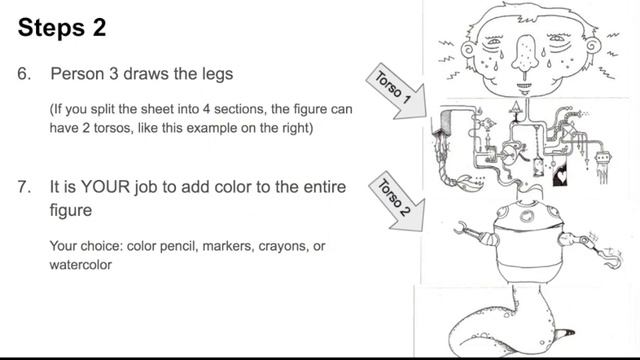 Exquisite Corpse Game Lesson Overview смотреть онлайн