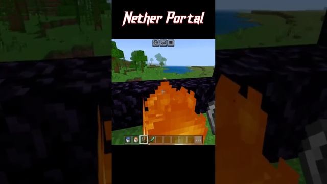 How Big Can Be Nether Portal In Minecraft?#netherportal #game #minecraft #creative смотреть онлайн