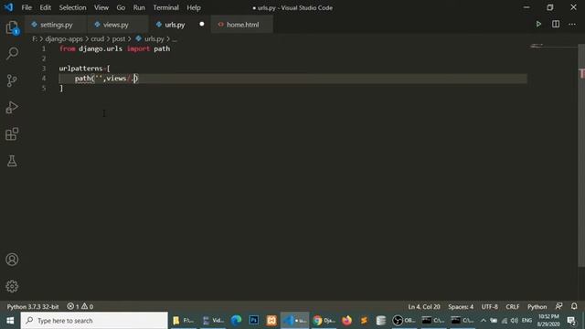 Create crud application with Django 3, Bootstrap 4 and SQLite - Part 1 смотреть онлайн