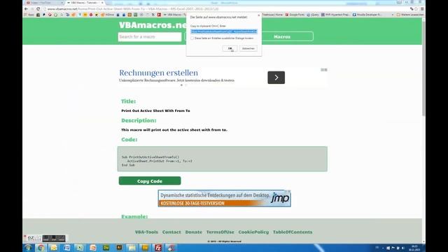 Print Out Active Sheet With From To - VBA Macros - Tutorial - MS Excel смотреть онлайн