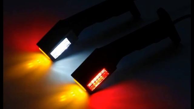 Lampa obrysowa LED diodowa 12 36V LEWA 3 KOLOROWA na wysięgniku gumowym trzykolorowa gabarytowa dłu смотреть онлайн
