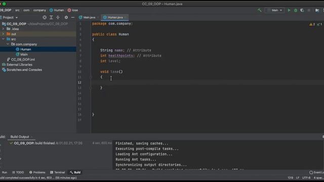 Java Aufbaulehrgang Session 9: OOP und Konstruktor "erstes Mal" смотреть онлайн