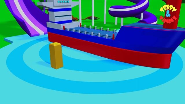Cargo Ship for Kids | Container Ship Assembly Video In 3D Animation | Goods Transportation Ship смотреть онлайн
