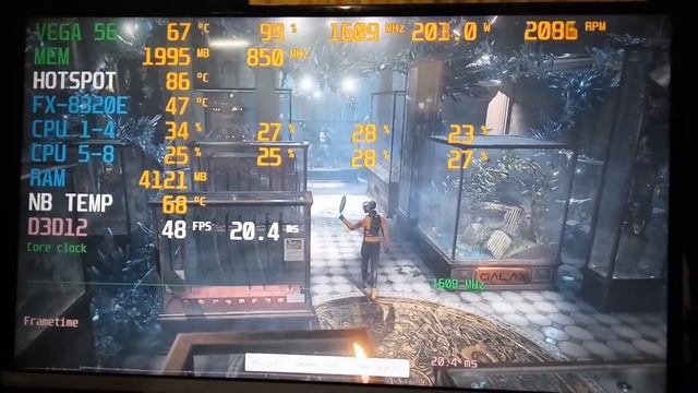 Sapphire Radeon RX VEGA 56 Pulse Stress Test смотреть онлайн