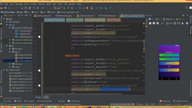 Job Portal App - Part 9 | Complete Registration Function смотреть онлайн