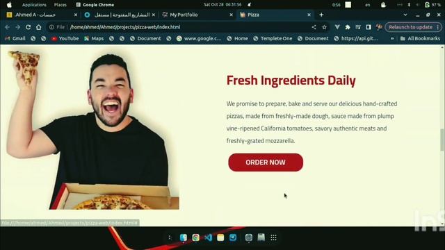 How Design Responsive Pizza Web In HTML, CSS JS, SASS смотреть онлайн