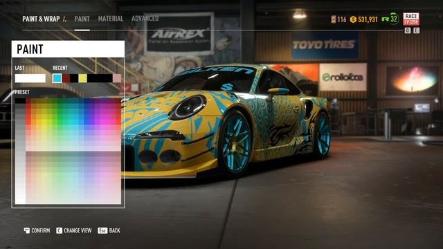 Need For Speed Payback | Porsche 911 GT3 RS (991) Custom Vinyl 1080p60fps смотреть онлайн