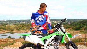 Обзор мотоцикла kawasaki KX 450 F Покатушки в Вельяминово