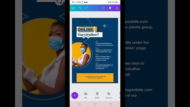 How To make "POSTER" in canva | make poster in mobile | easy poster making | @ By العلم النافع смотреть онлайн