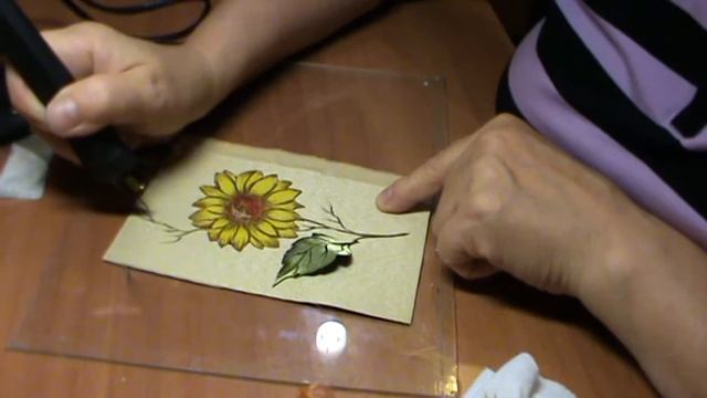 Гильоширование. Выжигание по ткани. смотреть онлайн