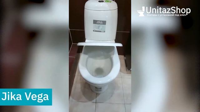 Тест смыва унитаза Jika Vega / UnitazShop - унитазы с установкой Под Ключ смотреть онлайн