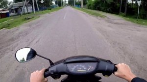 ПОКАТУШКИ НА СКУТЕРЕ ОТ ПЕРВОГО ЛИЦА ПО СЕЛУ/ ВОРВАЛСЯ В ШКОЛУ НА СКУТЕРЕ
