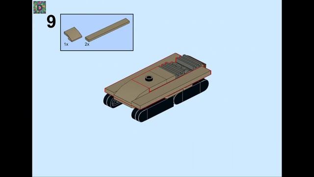 Мини танки Bofors Tornvagn, Caliban, M-IV-Y, Škoda T 56 и 122 TM из Лего смотреть онлайн