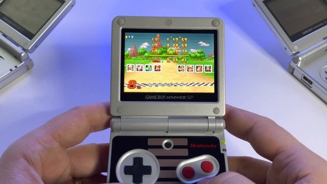 Mario Kart Super Circuit | Gameboy Advance SP (IPS display) gameplay смотреть онлайн