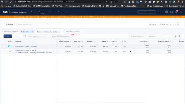 Обзор рекламного кабинета Tik-Tok - Пеноизол