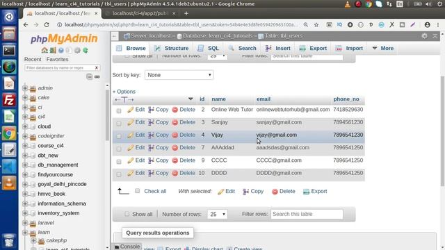 Learn CodeIgniter 4 Framework Tutorials #17 Query Builder Class #3 Update & Delete Methods смотреть онлайн