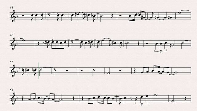 The Way You Look Tonight Tenor Sax Clarinet Backing Track and Sheet Music смотреть онлайн