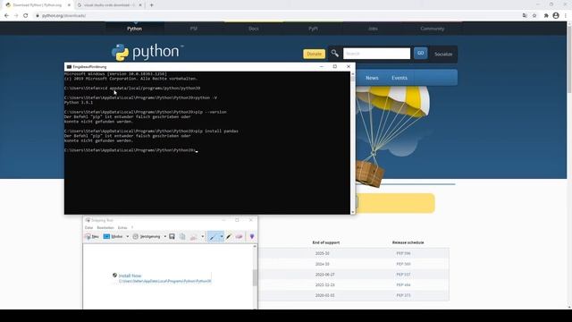 Python und Visual Studio Code installieren und pip install verwenden смотреть онлайн