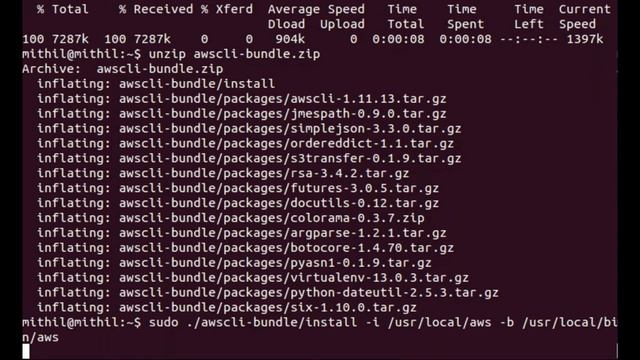 install Amazon CLI (Command Line Interface) on unix смотреть онлайн