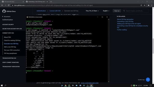 How to add SSH key to github |2022| creating and adding your SSH key in Windows, Linux, Mac #github смотреть онлайн