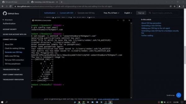 How to add SSH key to github |2022| creating and adding your SSH key in Windows, Linux, Mac #github