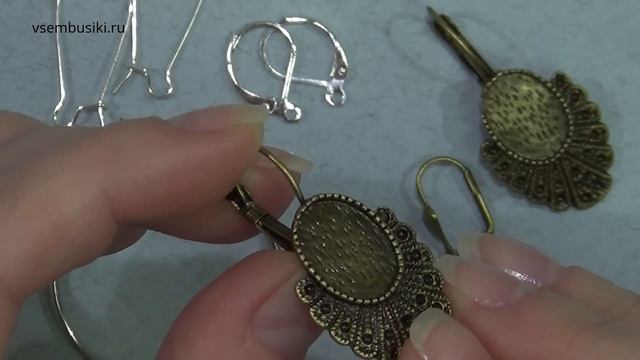 Бижутерия своими руками 9 урок: швензы - основы для сережек смотреть онлайн