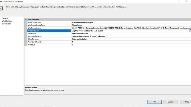 WMI Event Watcher Task in SSIS (SQL Server Integration Services) смотреть онлайн