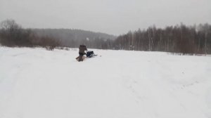 Снегоход из самодельного мотобуксировщика