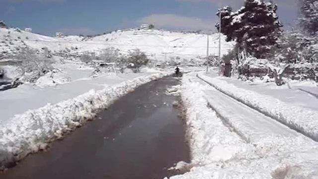 Yamaha Raptor 350 Drift On Snow Sikamino Oropos Greece смотреть онлайн