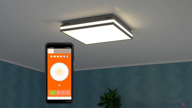 Ledvance Smart+ WIFI Orbis Magnet LED ceiling lamp 45x45cm, 3000-6500K, gray смотреть онлайн