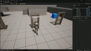 Ручное открывание дверей нажатием клавиши в Unreal Engine 5 (UE5)