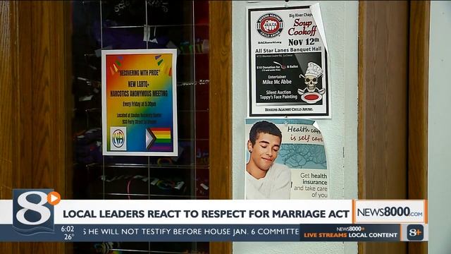 Local leaders react to U.S. Senate passing Respect for Marriage Act смотреть онлайн