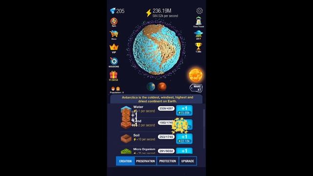 Idle Planet Gameplay Part 3 смотреть онлайн