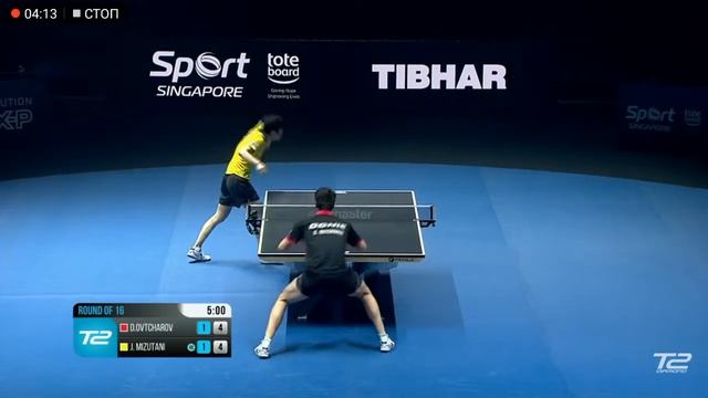 Dimitrij Ovtcharov vs Jun Mizutani |T2 Diamond 2019 Singapore смотреть онлайн