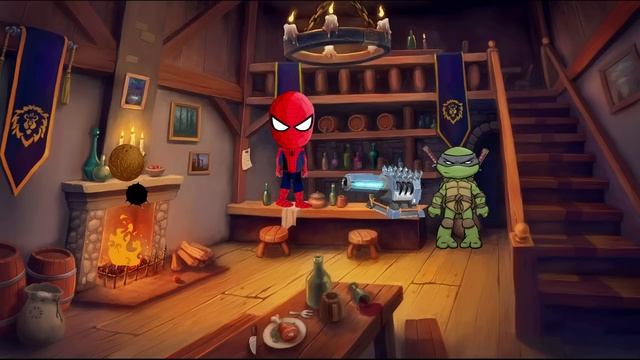 ФНАФ и КАК ПОПАСТЬ В ЗАКУЛИСЬЕ - СПАЙДЕР И НИНДЗЯГО смотреть онлайн