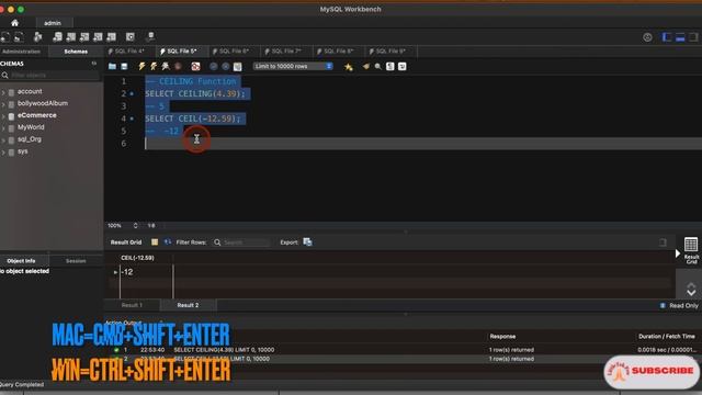 MySQL Functions|MySQL Math Functions for beginners . смотреть онлайн