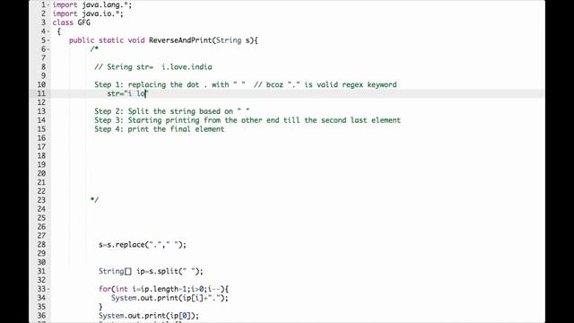 Problem(19) 2.7- Easy - Reverse Words in Given String in 3 minutes смотреть онлайн