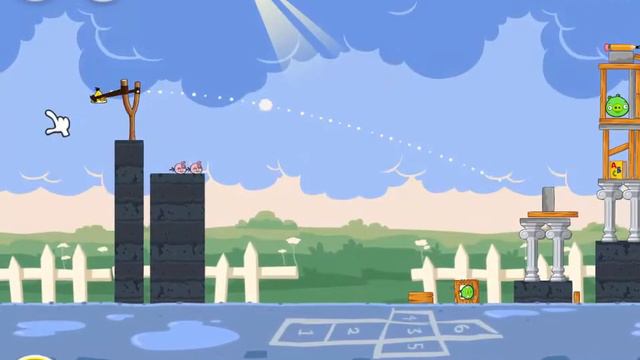 Angry Birds Seasons. Громим школу свиней. смотреть онлайн