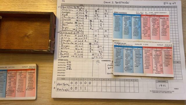 New York at Pittsburgh (game 1 doubleheader, 9/12/69) | Strat-O-Matic 1969 Baseball Replay смотреть онлайн