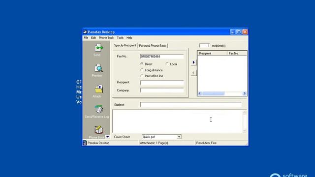 Panafax Desktop quick demo смотреть онлайн