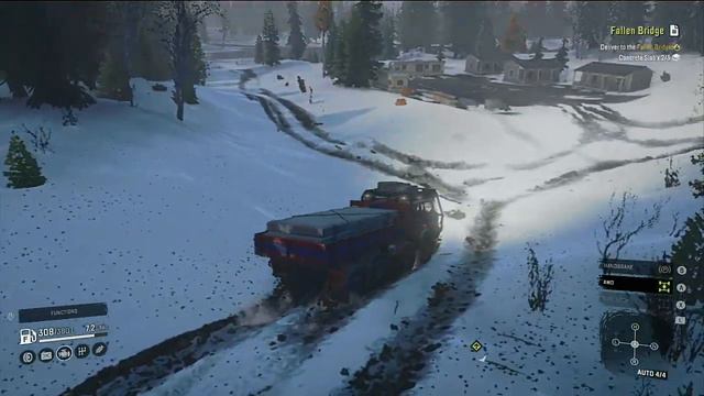 The Struggle to Build Exactly One Bridge in Maine | Snowrunner (Switch) смотреть онлайн