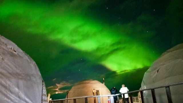 видео Северного Сияния Aurora Village Murmansk Glamping Northern Lights video Aurora #auroravillage смотреть онлайн