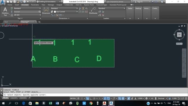 How to use Tcircle and quick dimension Command in autocad смотреть онлайн