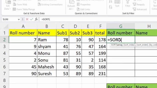Sort formula in Microsoft Excel 2021@COMPUTEREXCELSOLUTION смотреть онлайн