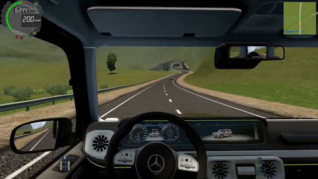 City Car Driving - Mercedes G class W464 G63- Ends with fatal crash - Fast driving смотреть онлайн