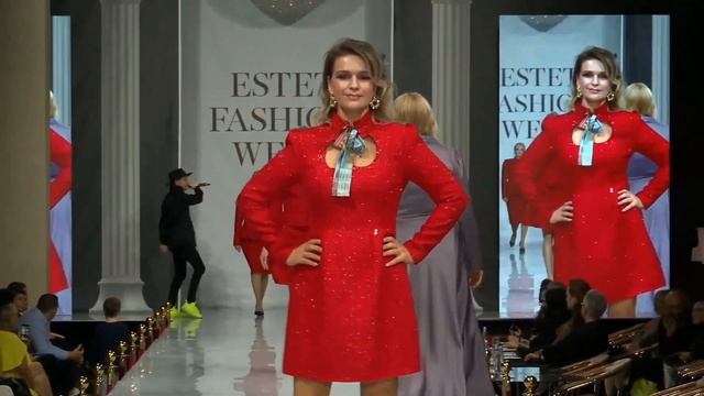 Анна Лукьянова Коллекция Искусство миру. Из России с любовью. Estet Fashion Week 11 ноября 2023 смотреть онлайн