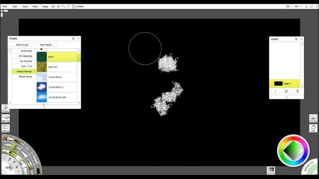 How to Paint Bob Ross Style Artrage-Brush Demo Concept Art смотреть онлайн