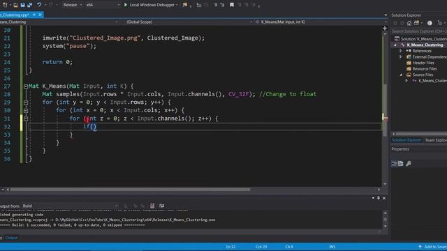 How to do K-Means Clustering on Images Using C++ смотреть онлайн