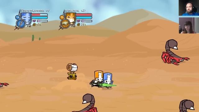 Castle Crashers кооп e06 с Сибирским Леммингом и Банзайцем смотреть онлайн