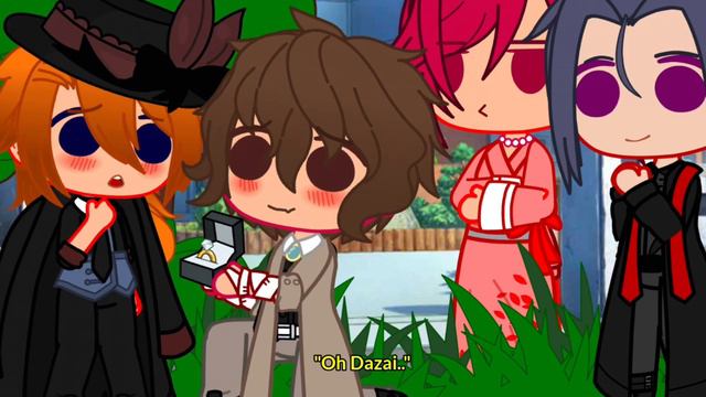 "Will you marry me?" || gacha club || BSD || Soukoku || ft. Kouyou & Mori смотреть онлайн